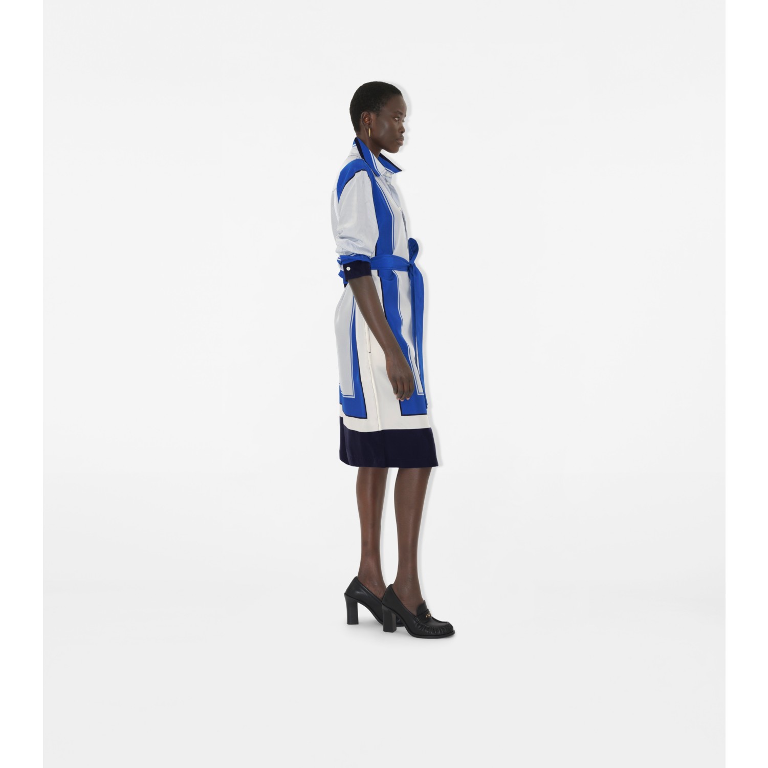 Robe chemise Box en soie Knight