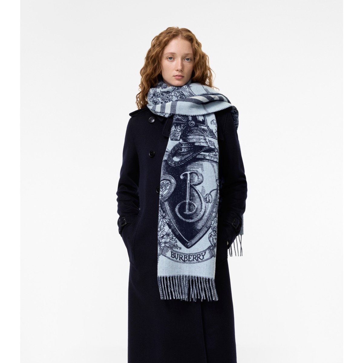  Check Reversible Etched Knight Scarf