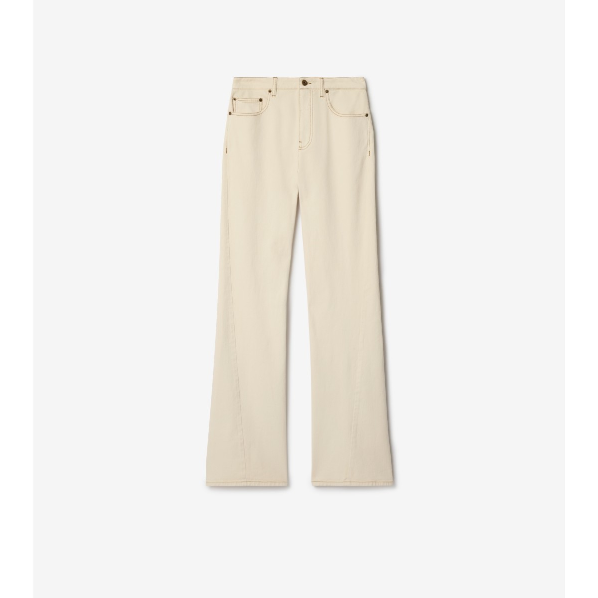  Embroidered High Rise Bootcut Jeans