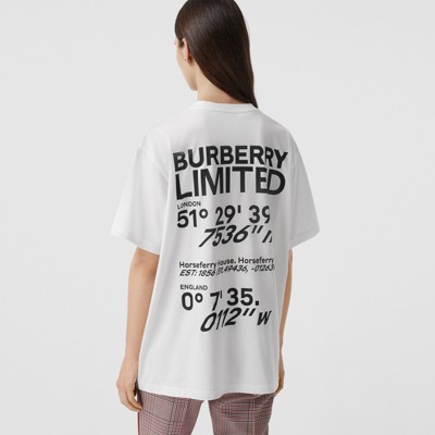 burberry t shirts for women