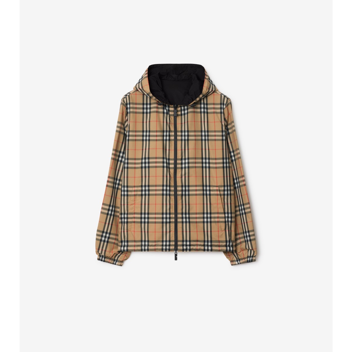  Check Reversible Newport Hooded Jacket