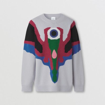 men's intarsia sweater