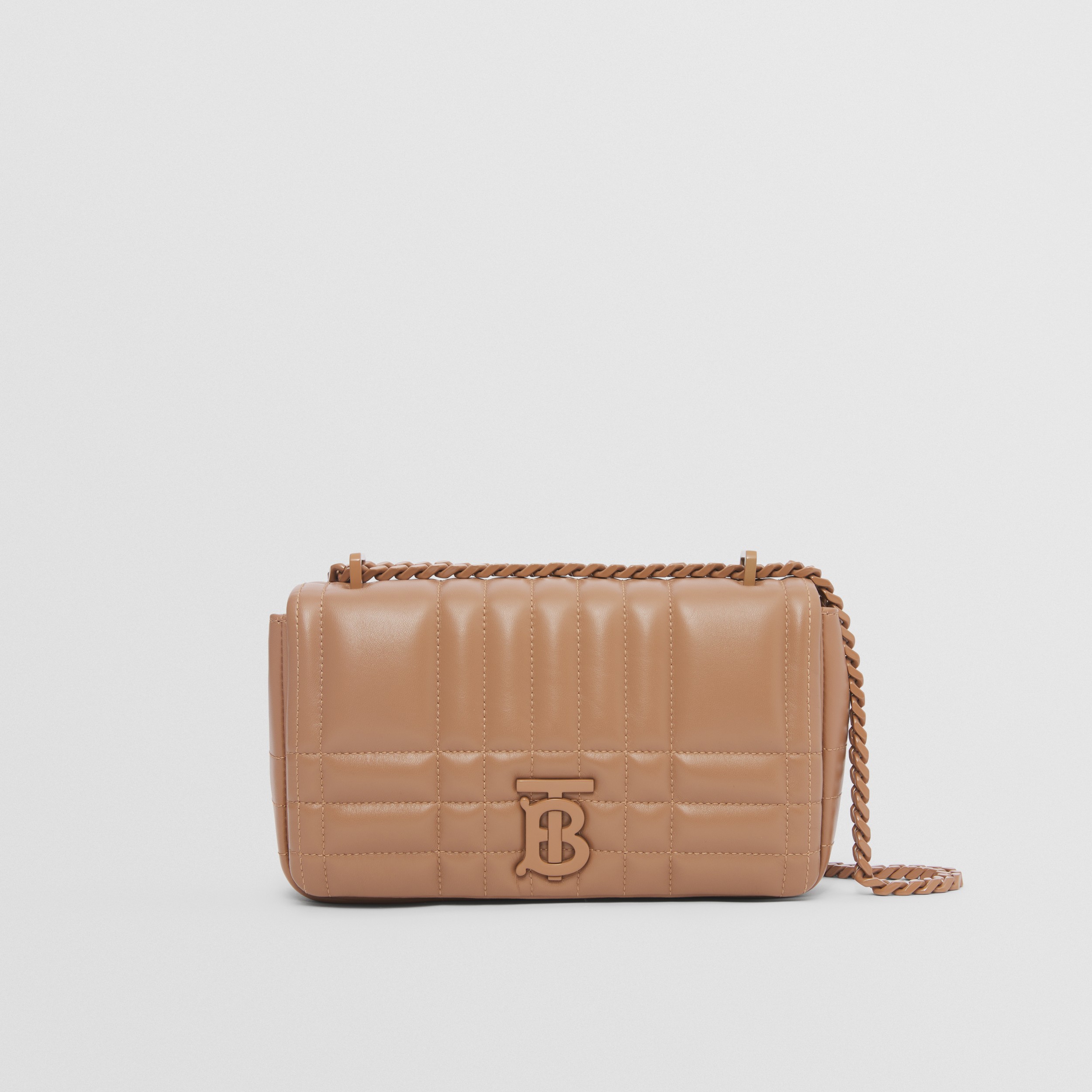 Small Quilted Lambskin Lola Bag in Camel - Women | Burberry® Official - 1