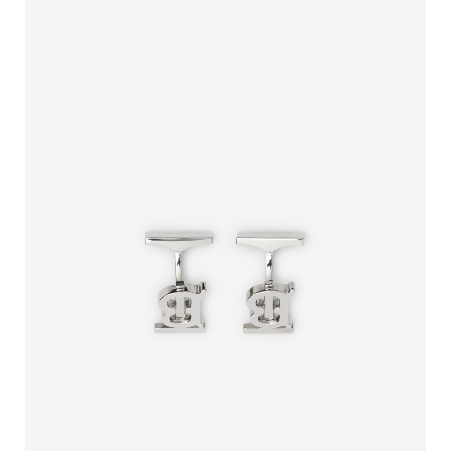 Monogram Motif Palladium-plated Cufflinks