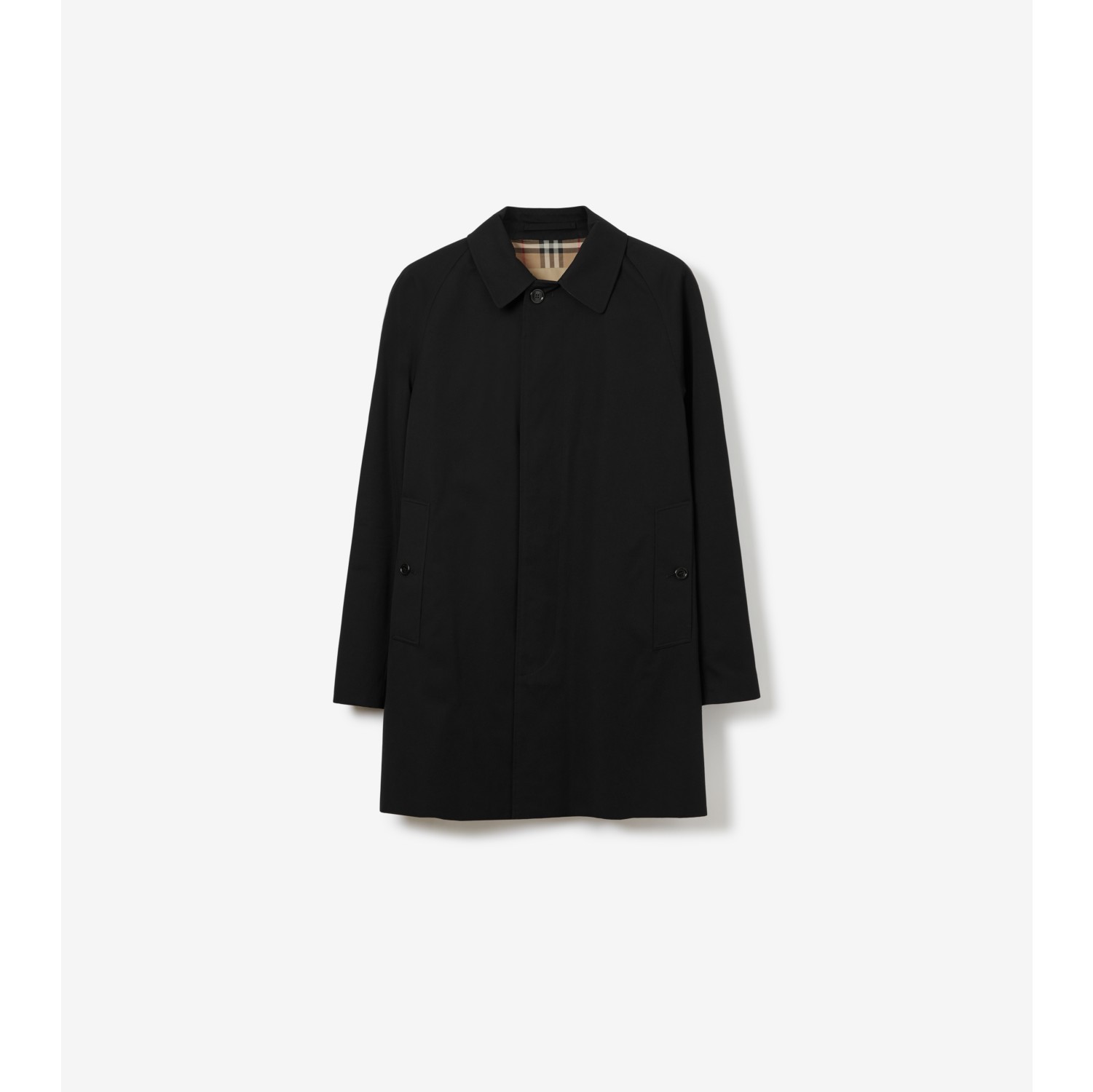 Black store coat burberry