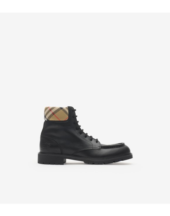 Leather Rogue Combat Boots
