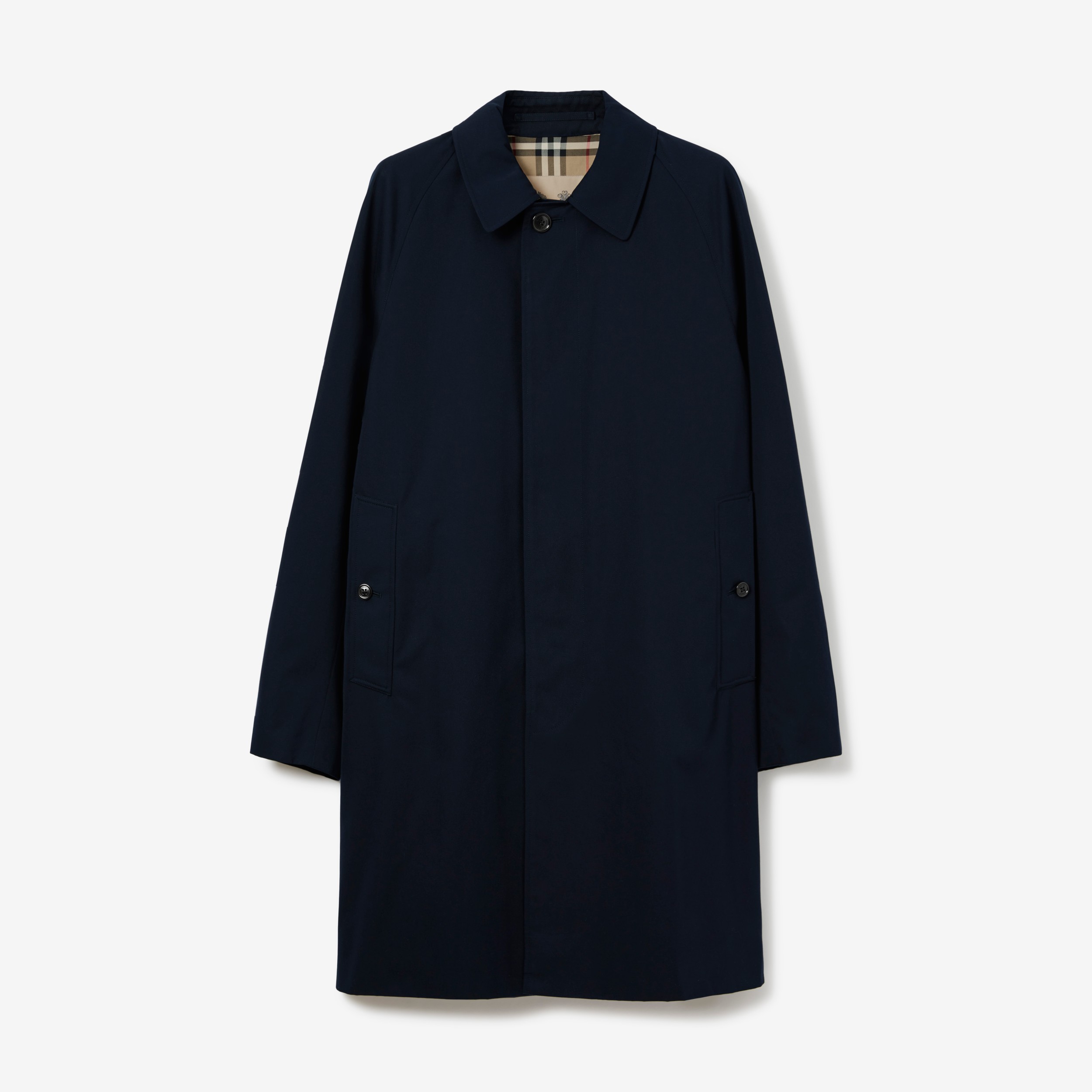 Mid-length Camden Heritage Car Coat in Coal Blue - Men | Burberry® Official