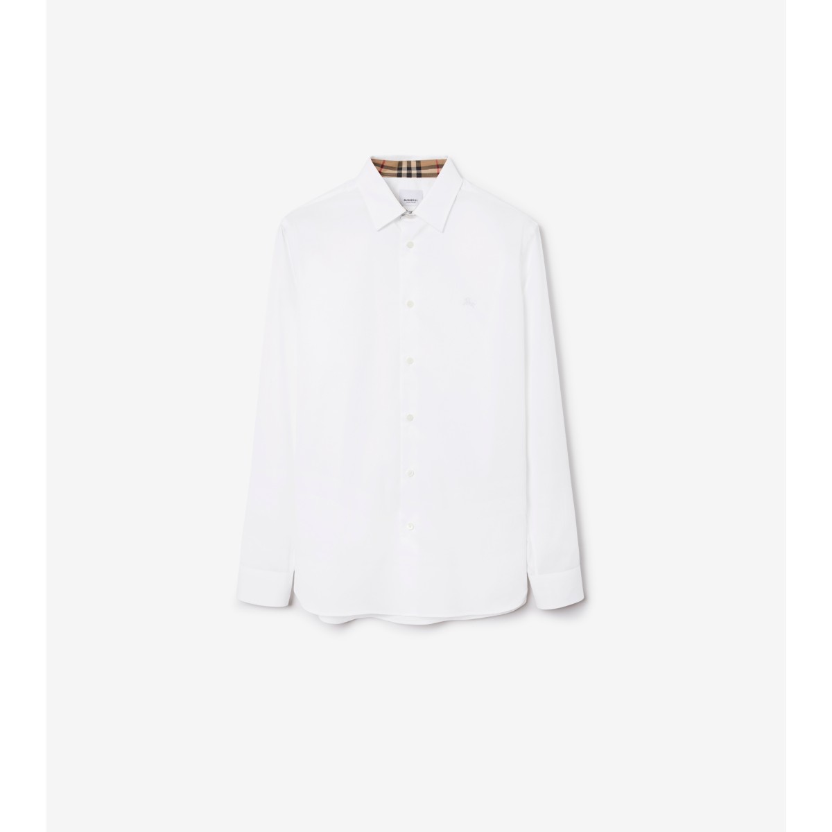  Check Slim Fit Stretch Cotton Shirt