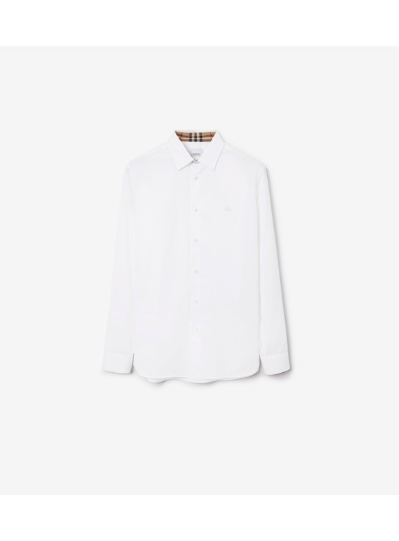 Black burberry store button down shirt