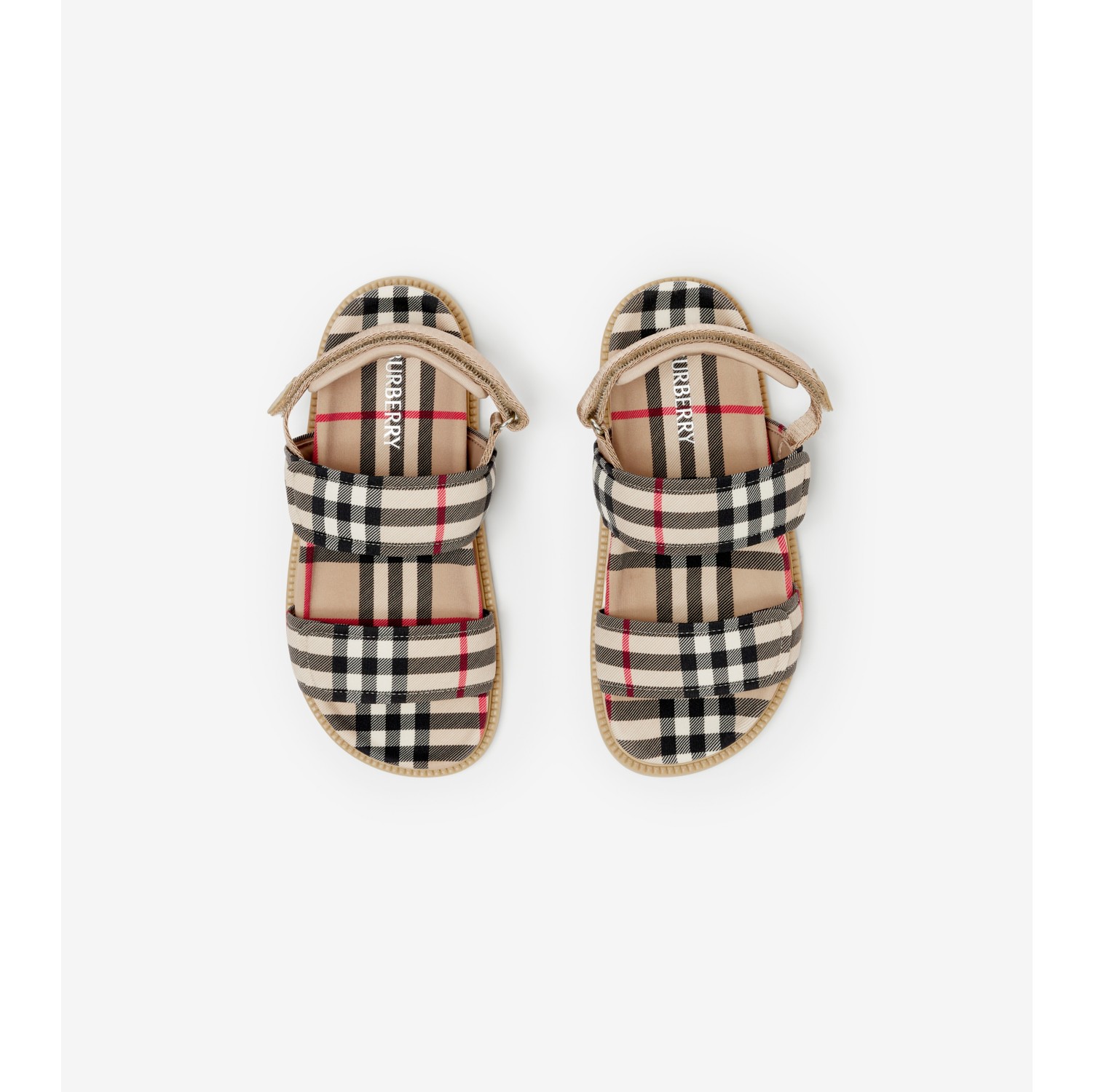 Checkered sandals sale