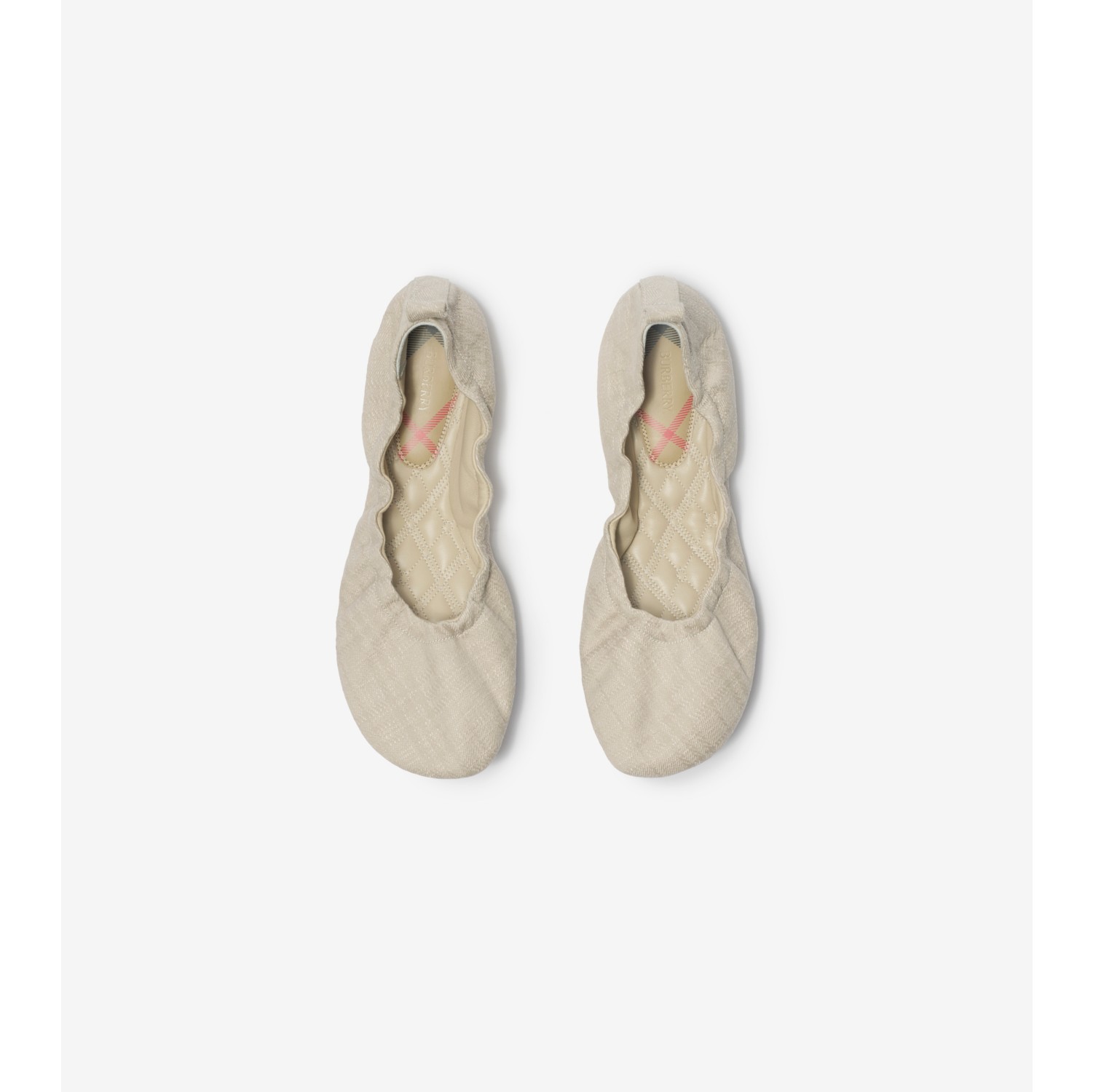 Check Denim Baby Ballerinas​