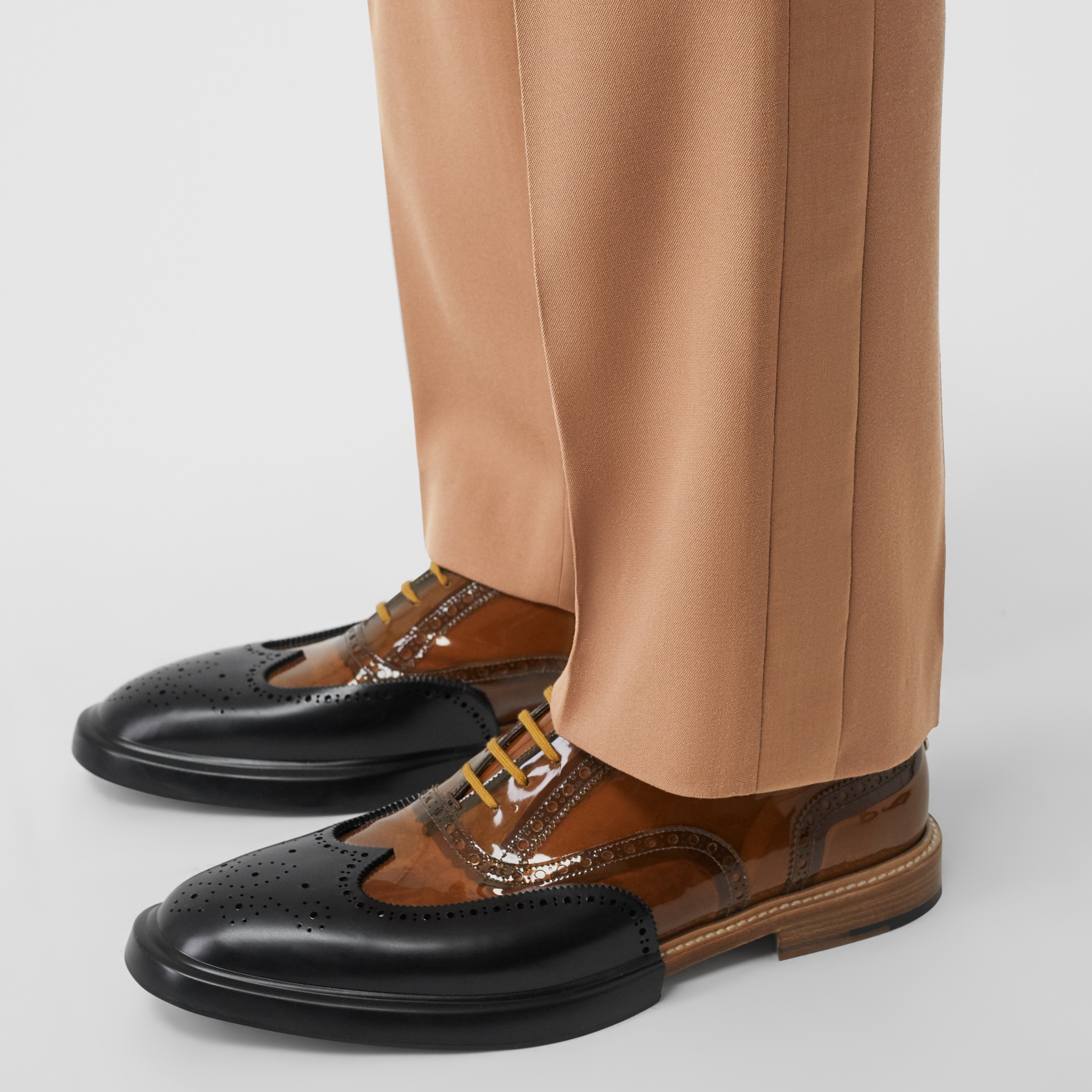 camel wool trousers