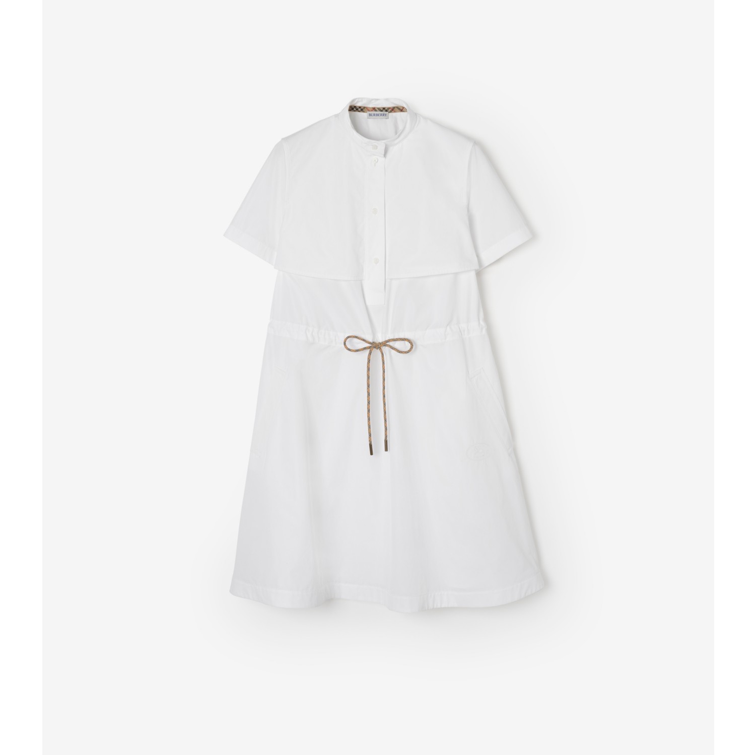 Baumwollpopelin-Kleid