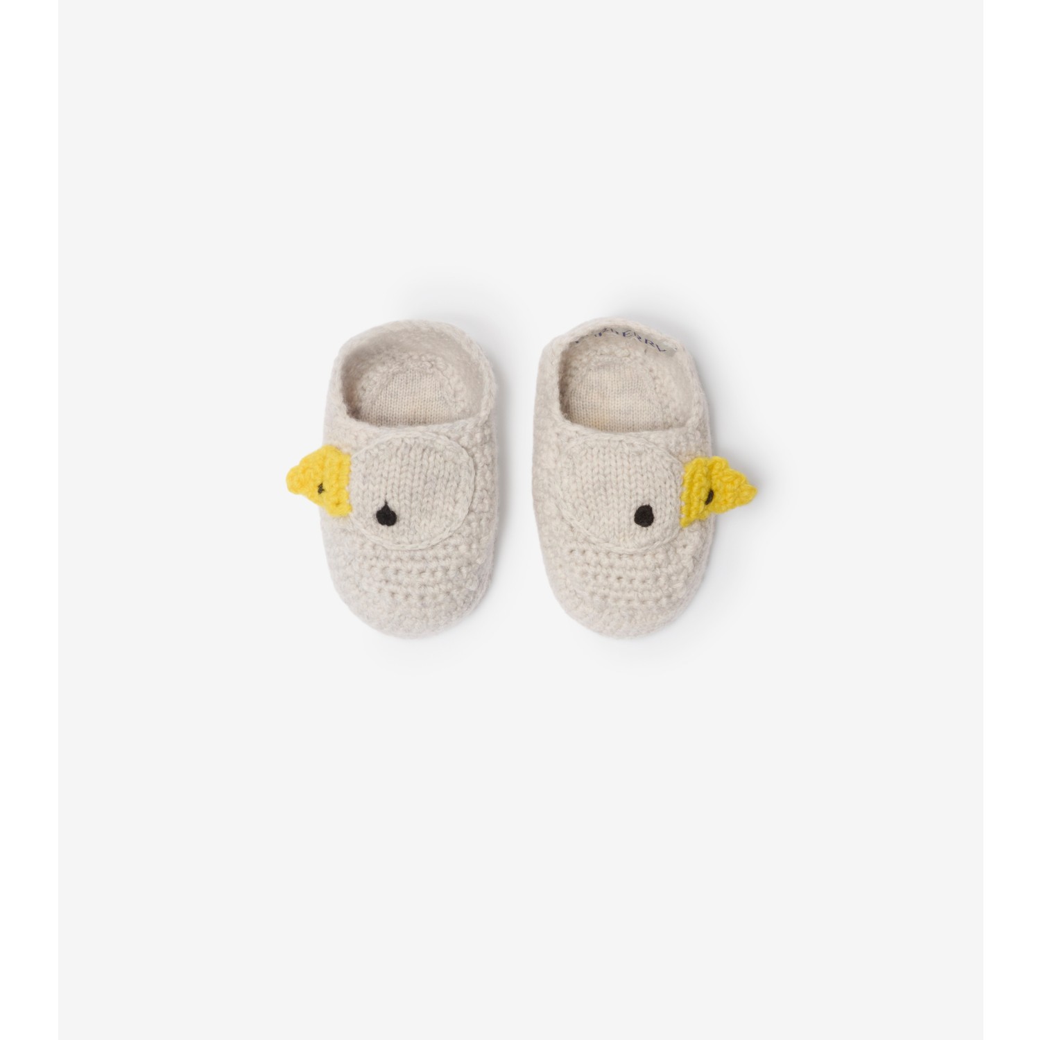 Gift set para bebê com três peças de lã e cashmere com tema de pato