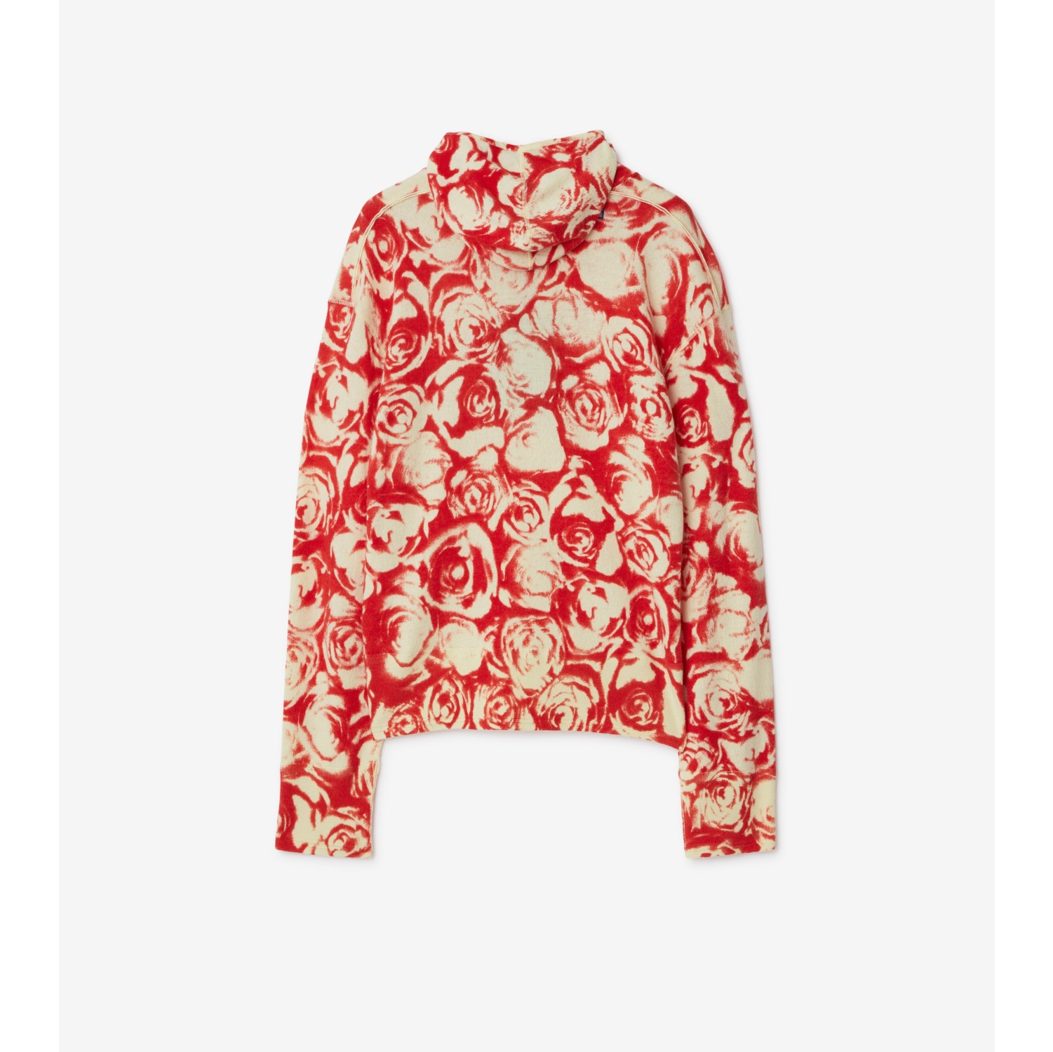 Rose print online sweatshirt