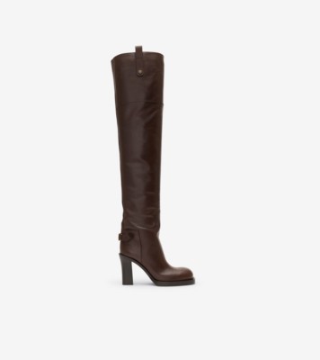 BURBERRY 24cm ソックスブーツ 茶 レザー 4.5 y2k BURBERRY 24cm ソックスブーツ 茶 レザー 4.5 y2k BURBERRY 24cm