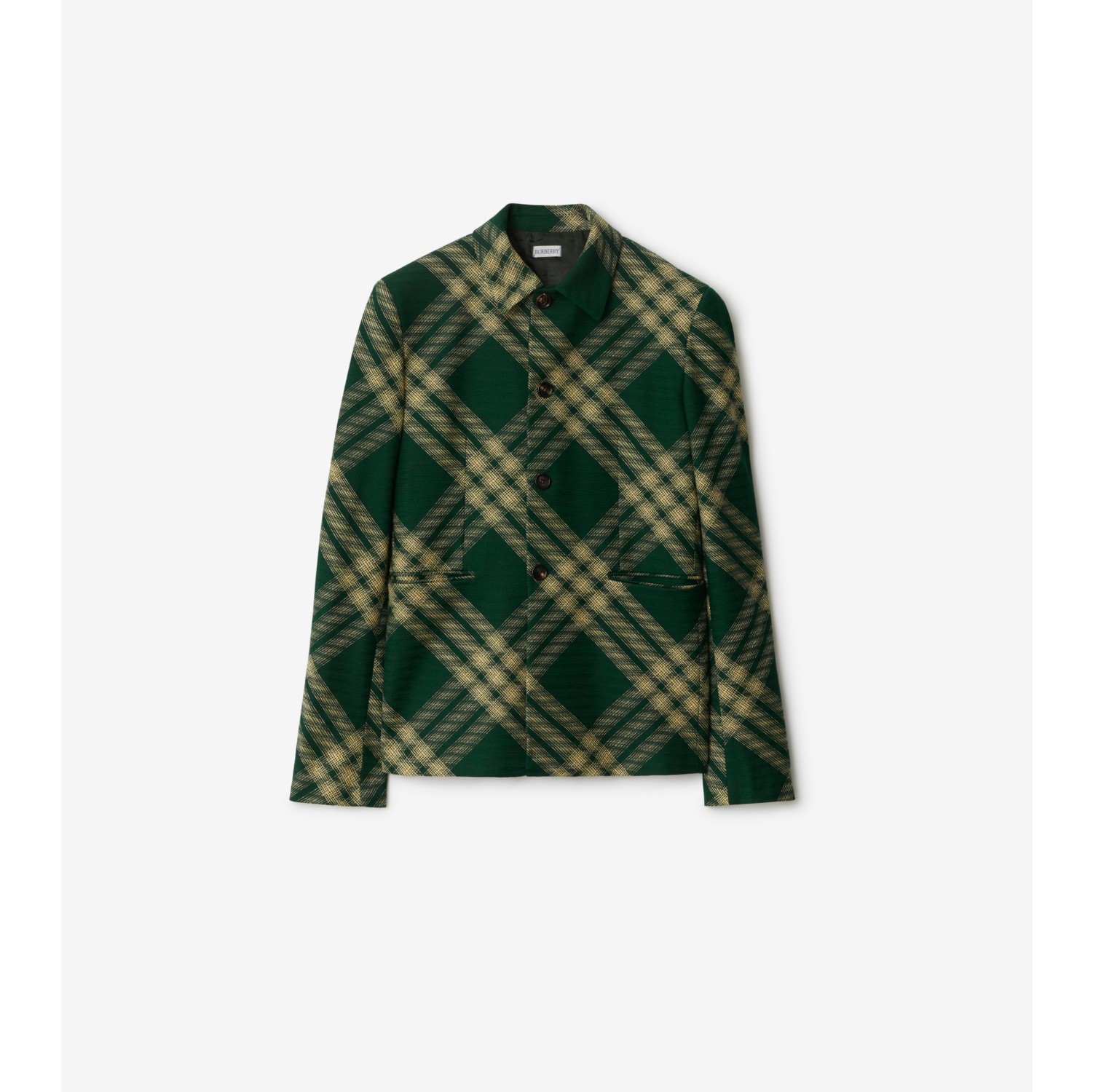 Burberry plaid sale jacket mens