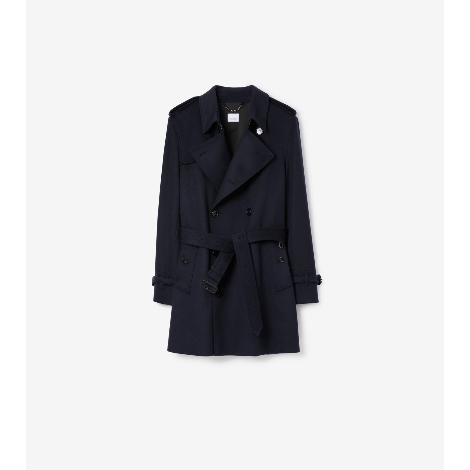 Burberry wool lined trench coat hotsell