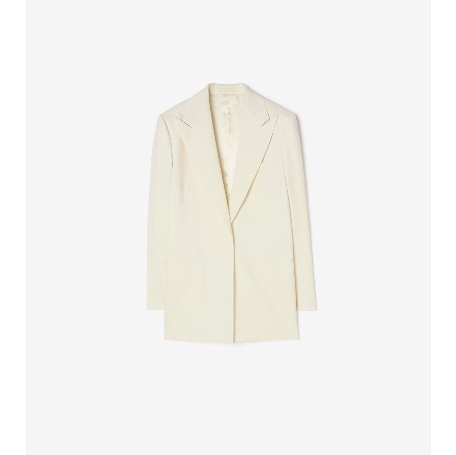 Giacca sartoriale in lana gessata