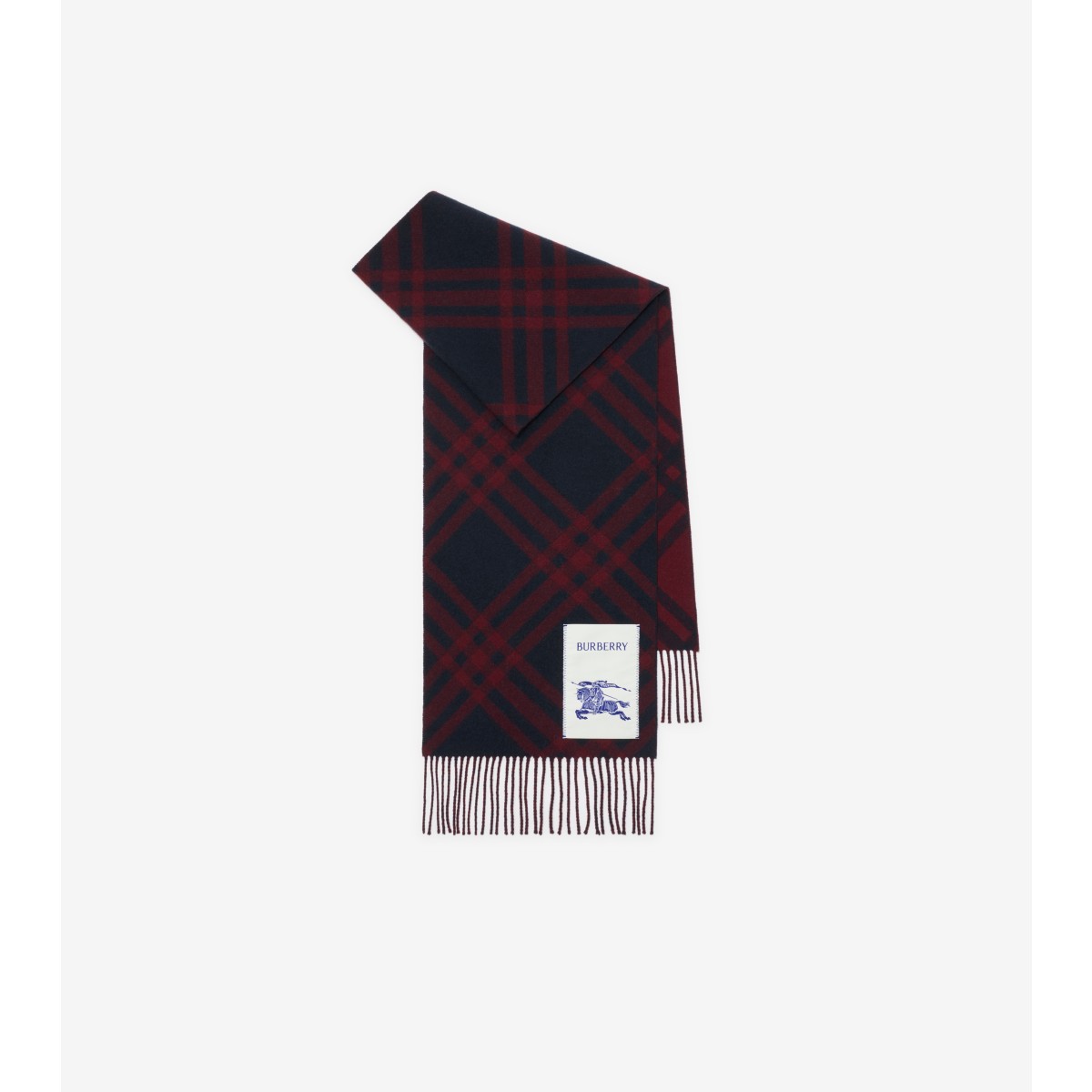  Check Cashmere Scarf