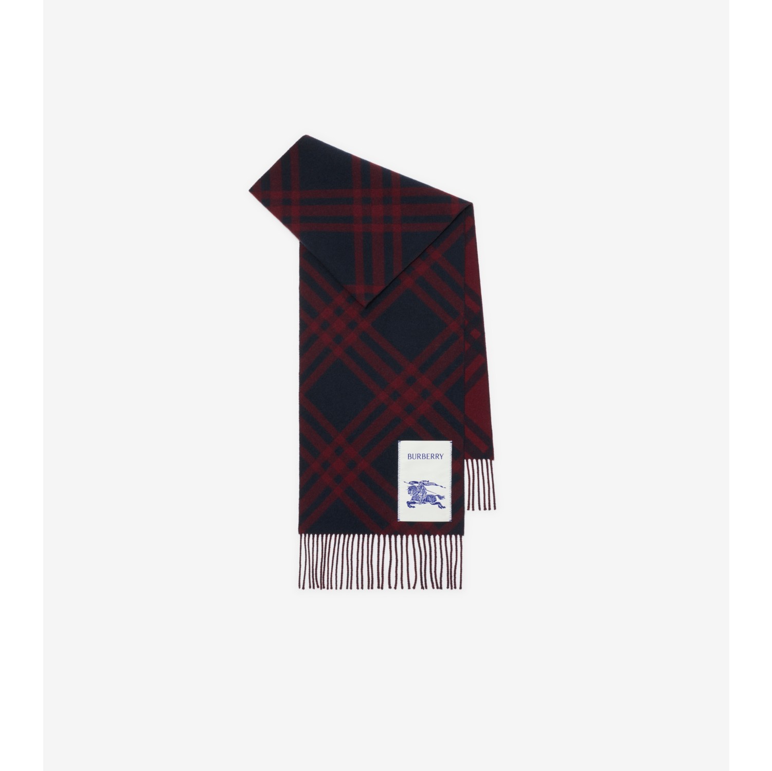 Check Cashmere Scarf