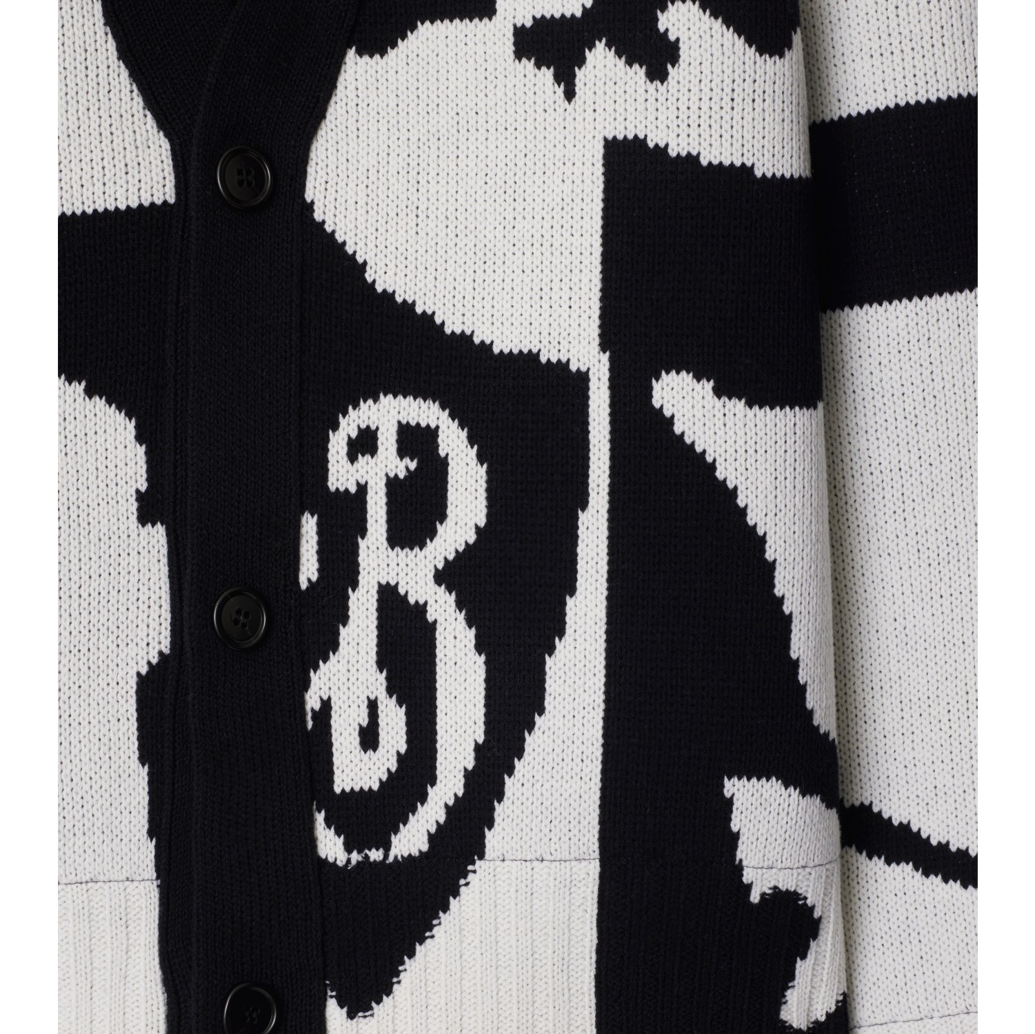 EDP-061501 BLACK KNIT CARDIGAN main image 1