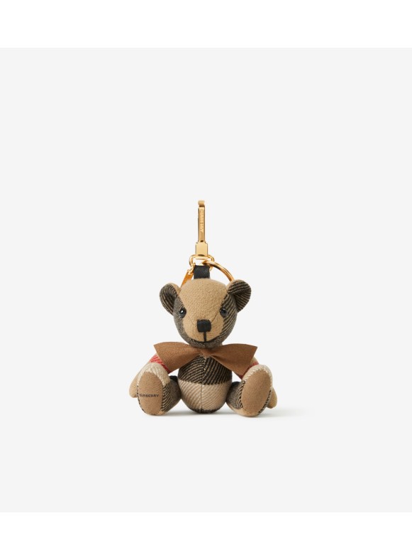 Louis Vuitton Brown Shearling Teddy Bear Bag Charm and Key Holder