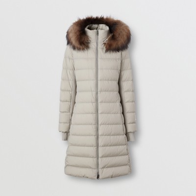 burberry fur hood coat
