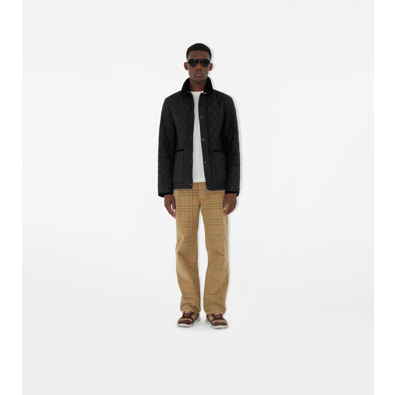 Veste de campagne matelassée en nylon