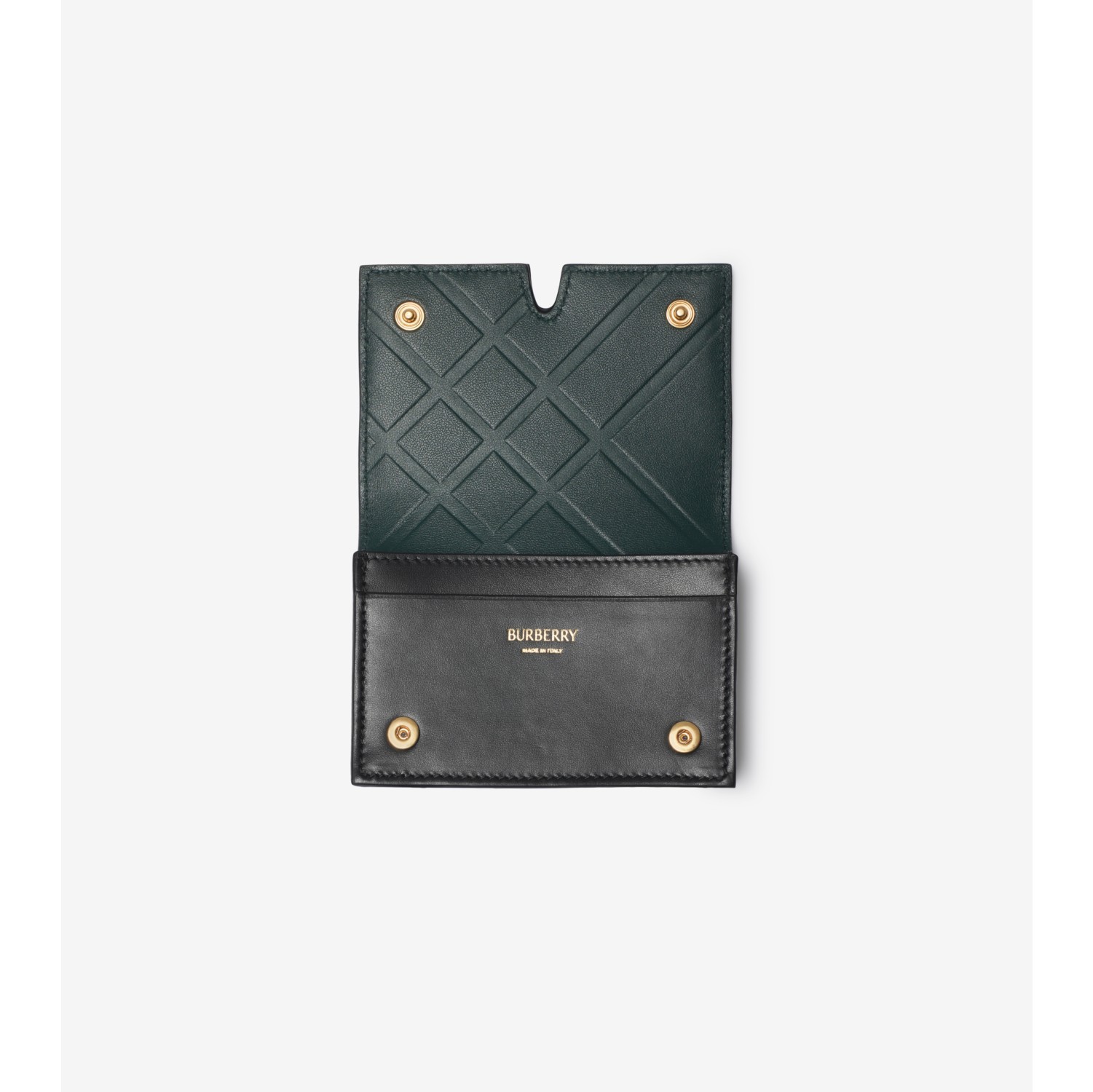 Snip Business Card Case in Black Women Burberry Official