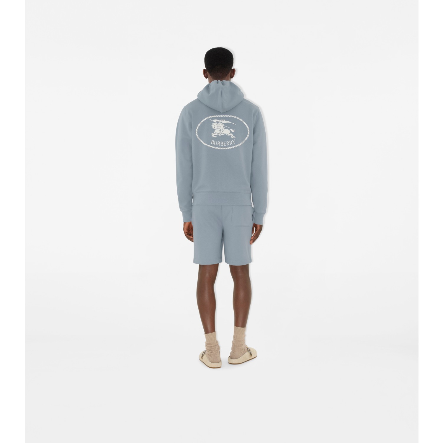 Hoodie zippé en coton Knight