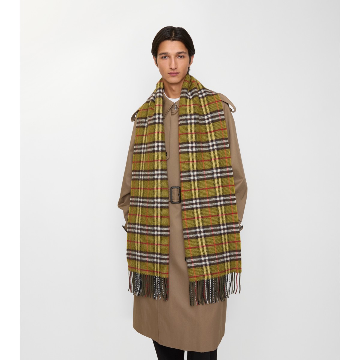 Check British Wool Scarf