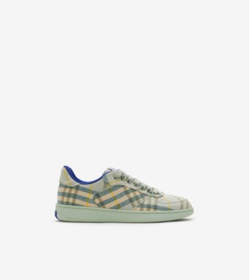 Check Terrace Sneakers in Breeze - Women | Burberry® Official