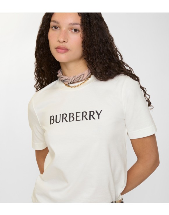 T-shirt en coton à logo