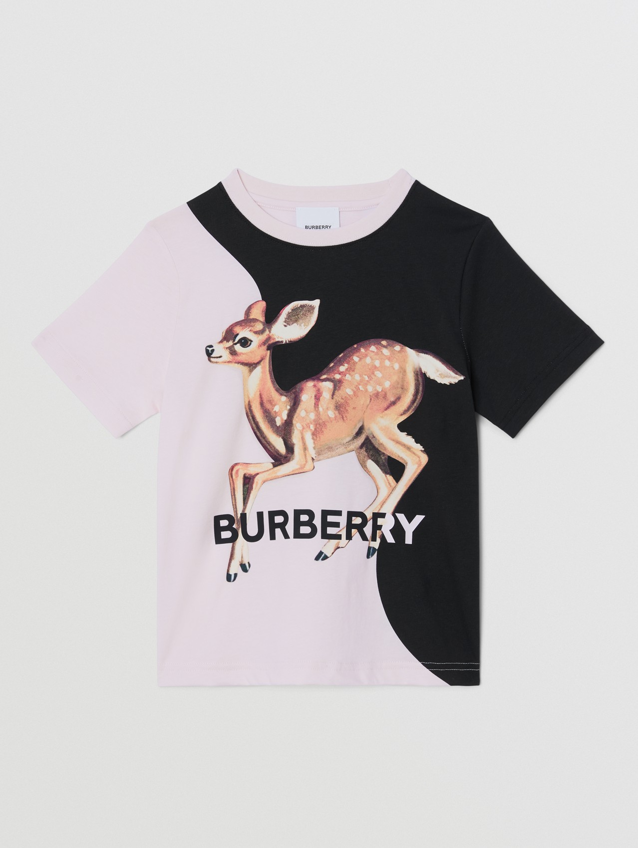 Baumwoll-T-Shirt mit Druckmotiv (Alabasterrosa)
