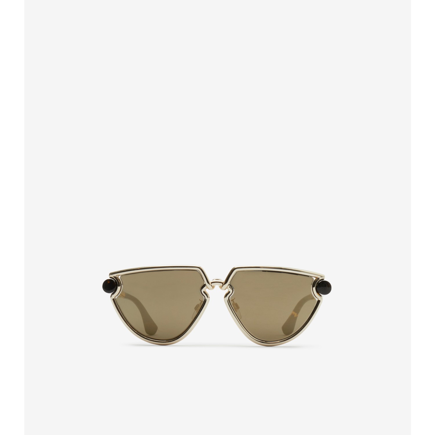 Clip Sunglasses in Gold | Burberry® Official