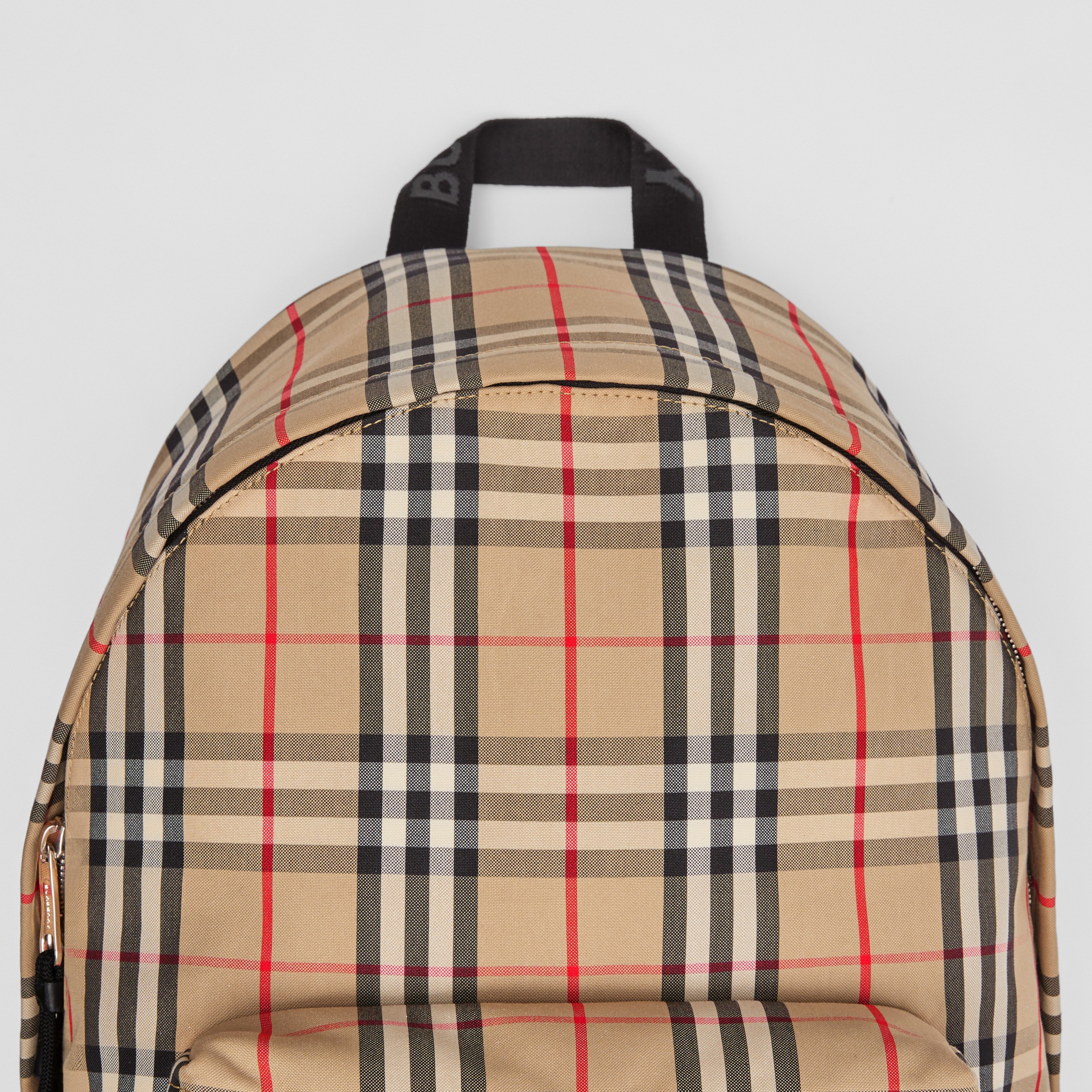 Vintage Check Nylon Backpack in Archive Beige | Burberry® Official - 2