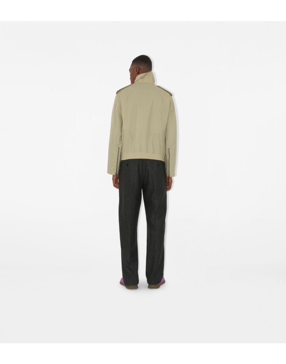 Veste en coton et nylon