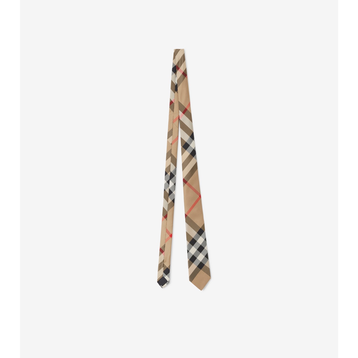 Burberry deals gray tie