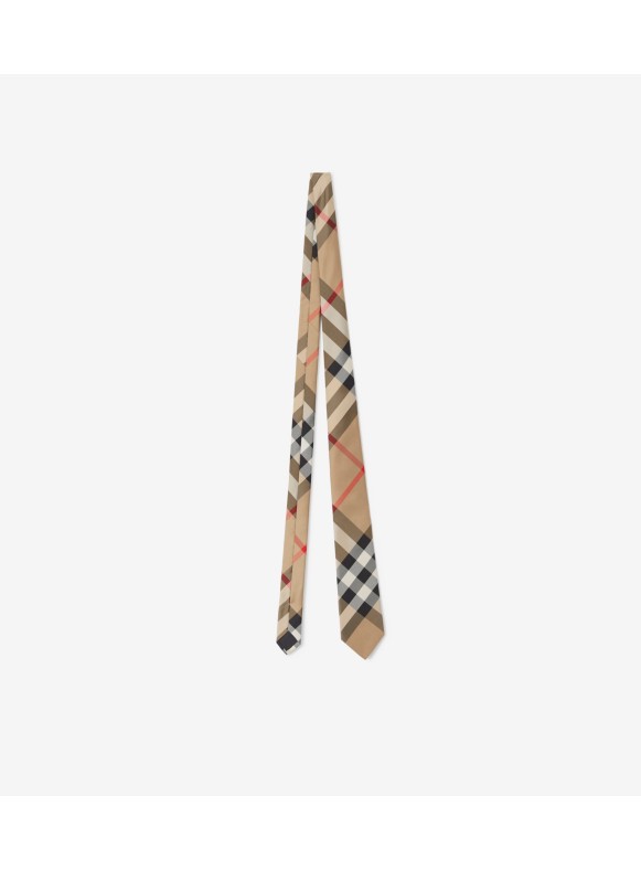 Gold burberry deals tie