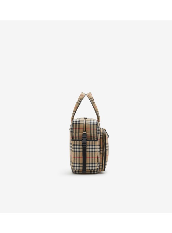 Shop Burberry Watson Nylon Diaper Bag Backpack