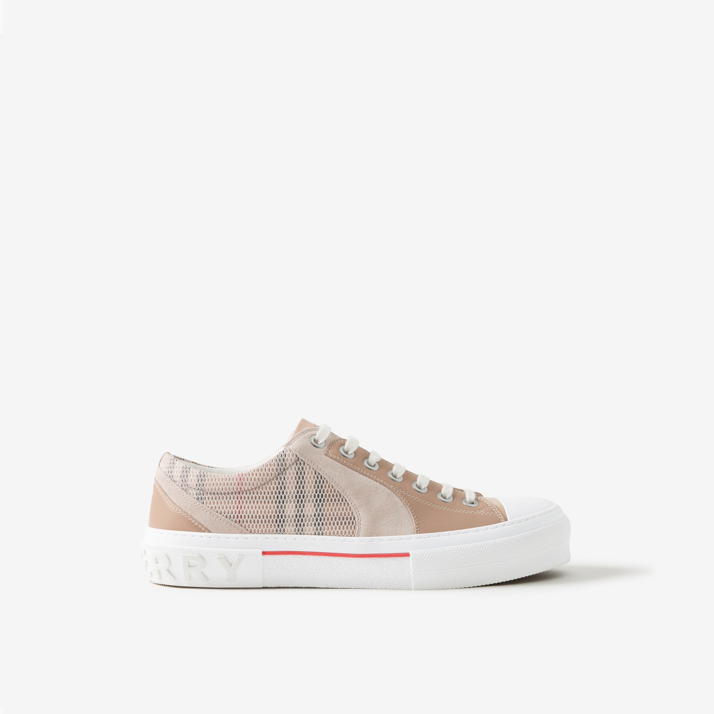 BURBERRY バーバリー メッシュ スエード＆ヴィンテージチェック