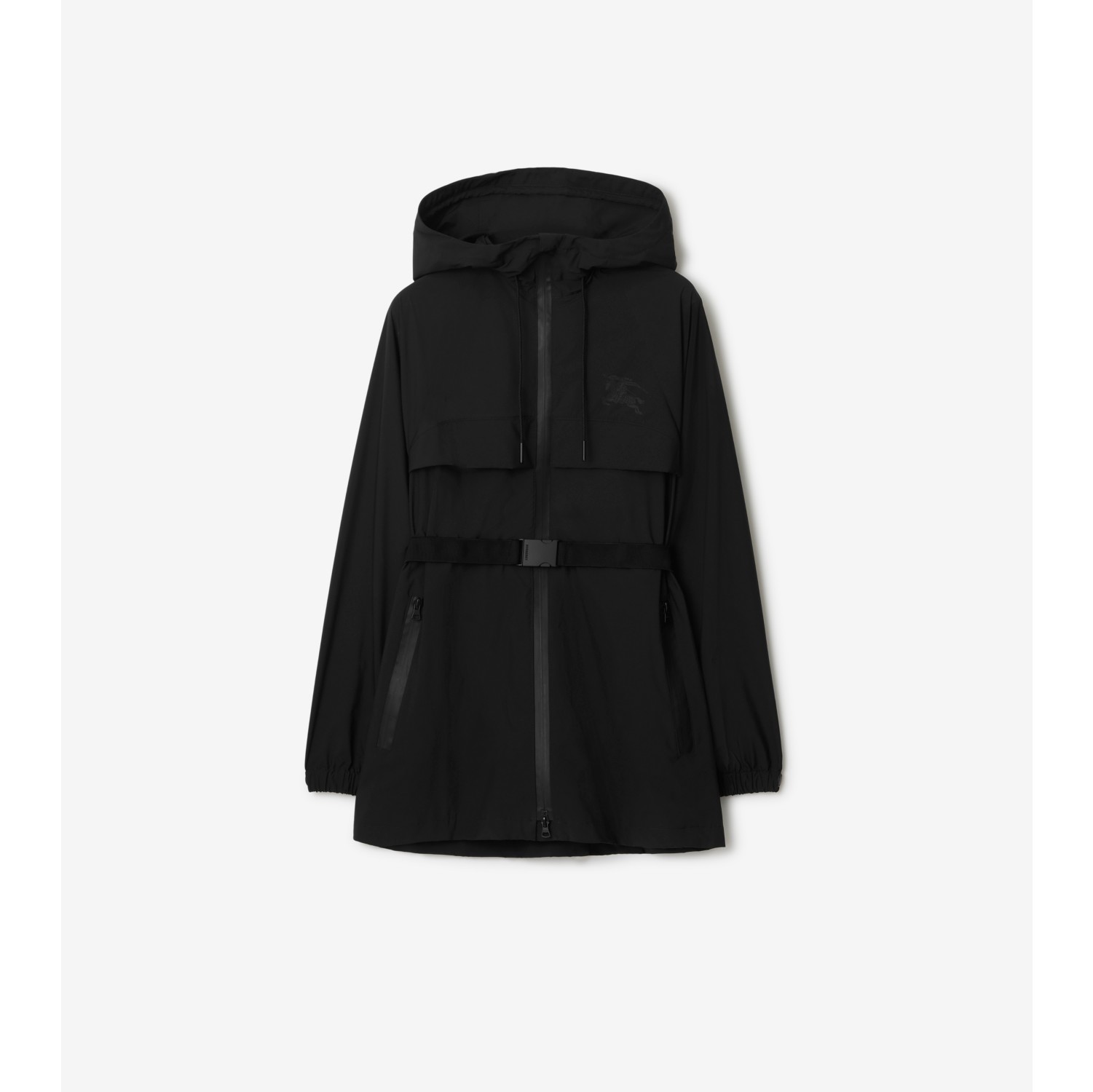 Parka courte ceintur e EKD Noir Femme Site officiel Burberry