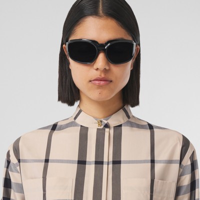 womens burberry shirt dress