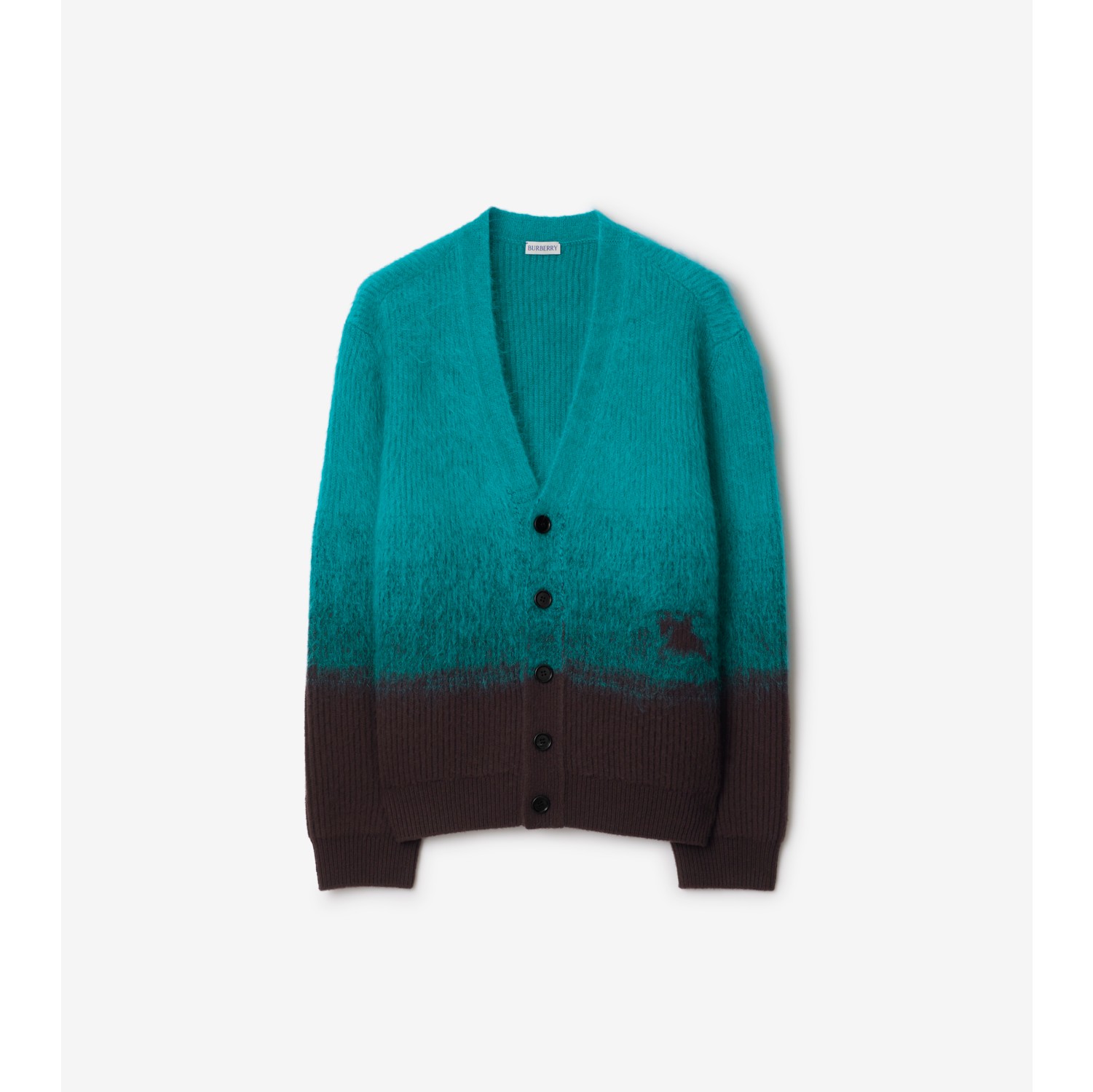 Cardigan en laine et mohair mélangés