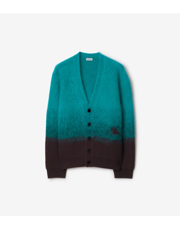 Cardigan en laine et mohair mélangés