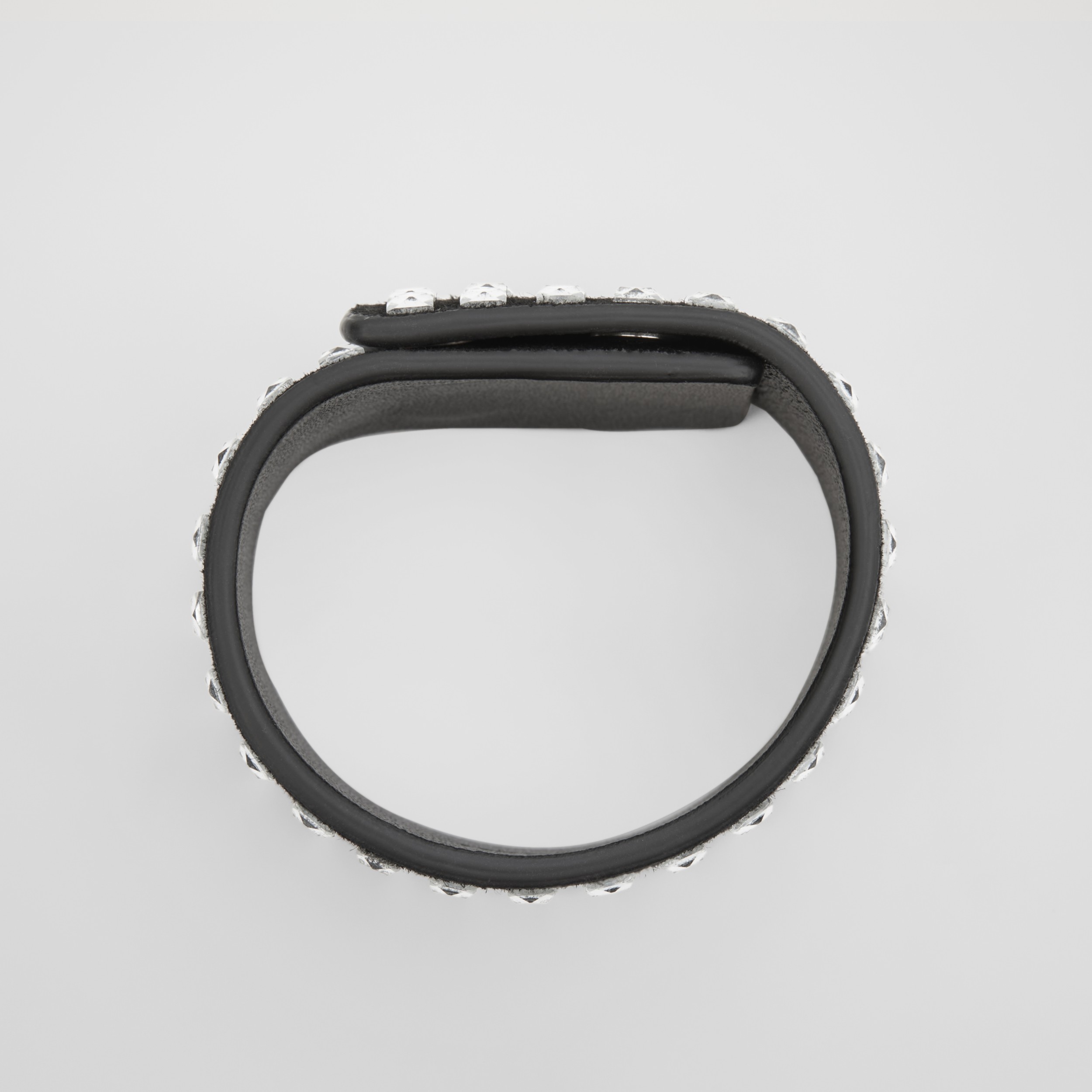 Crystal Detail Suede Cuff in Black/crystal - Women | Burberry® Official - 3