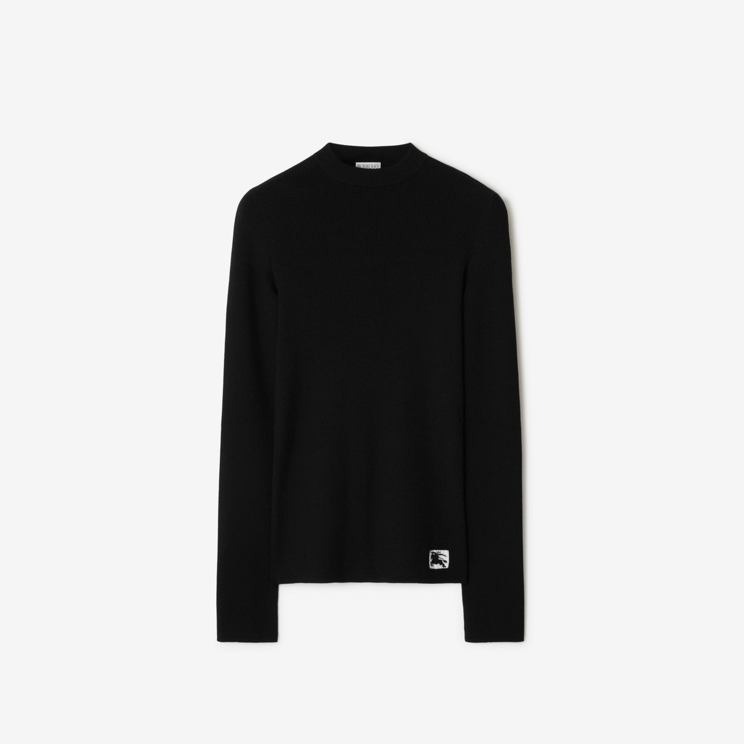 EKD Wool Blend Sweater in Black - Women | Burberry® Official