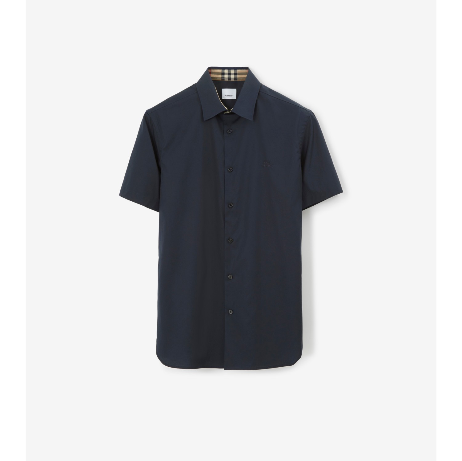 Mens blue burberry outlet shirt