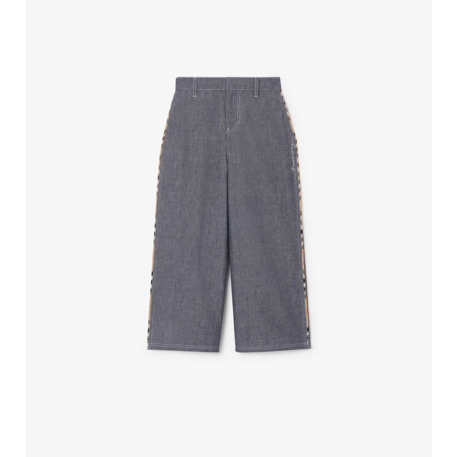 Cotton Chambray Trousers